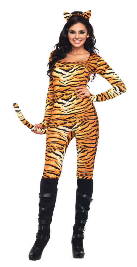 Leg Avenue Leg Avenue Womens Wild Tigress Catsuit