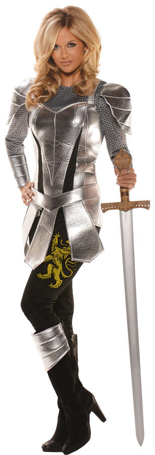 Underwraps Underwraps Womens a Knight To Remember Costume