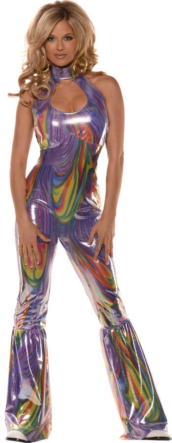 Underwraps Underwraps Womens Boogie Costume