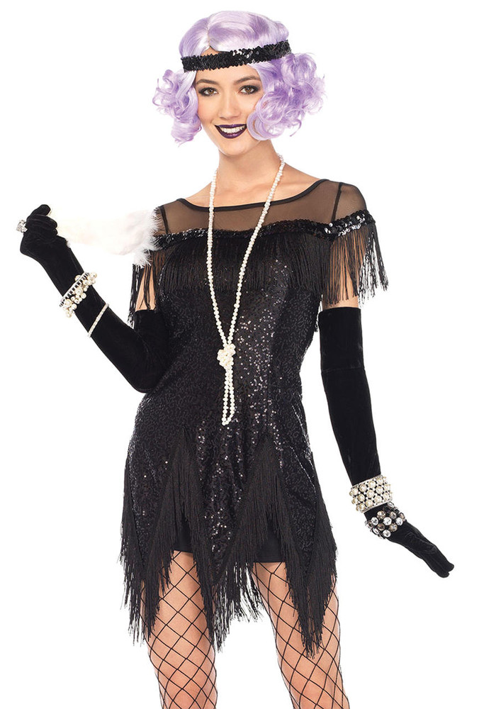 Womens Foxtrot Flirt Flapper Costume