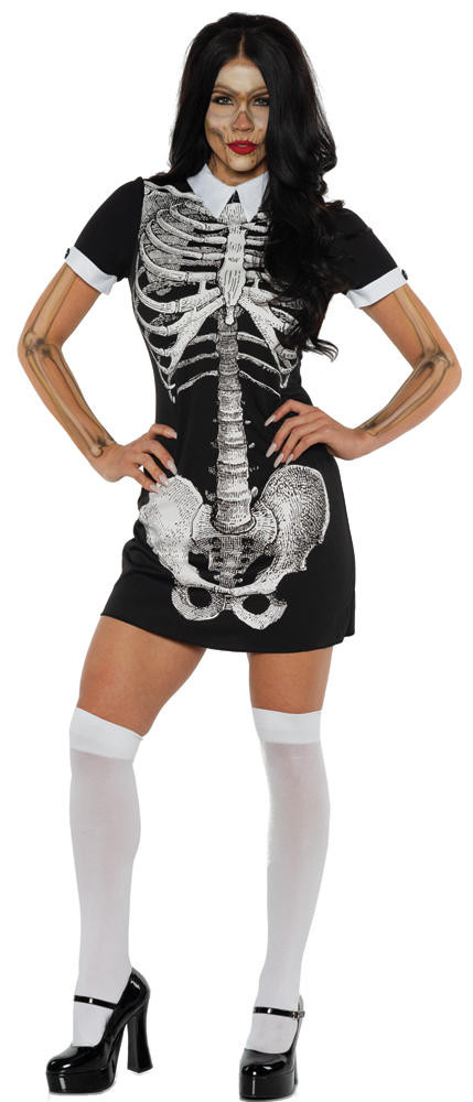 Underwraps Underwraps Womens Boneyard Costume