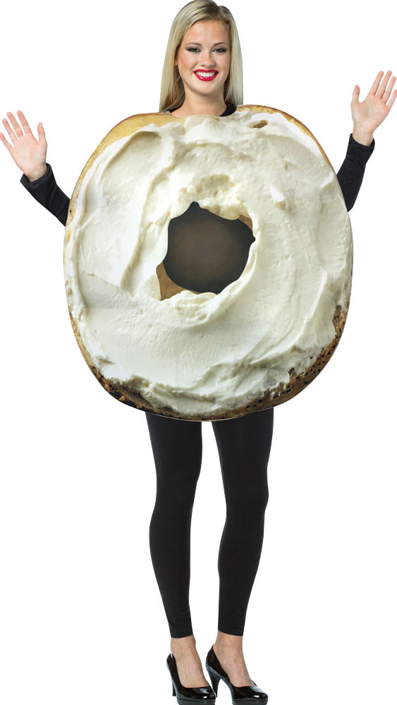 Bagel With Cream Cheese Adult Cotume