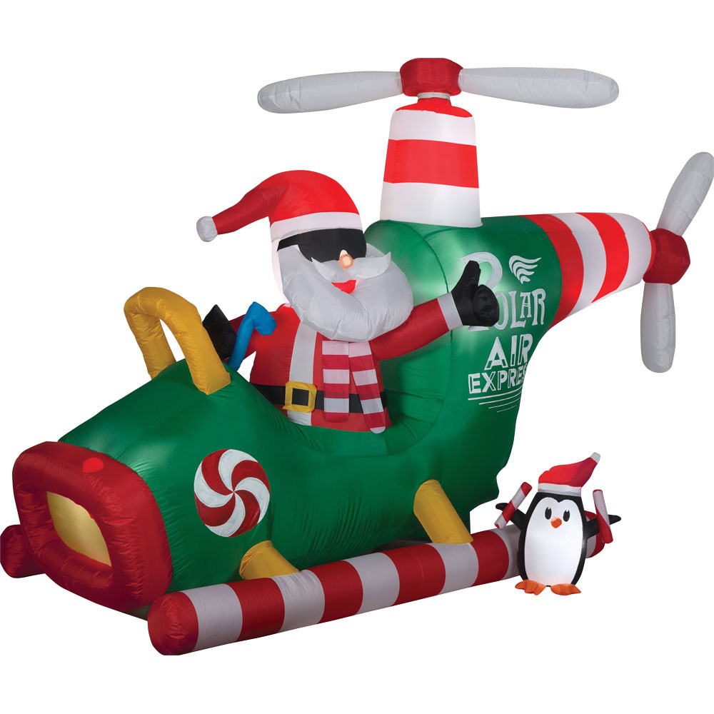 Animated Airblown Helicopter