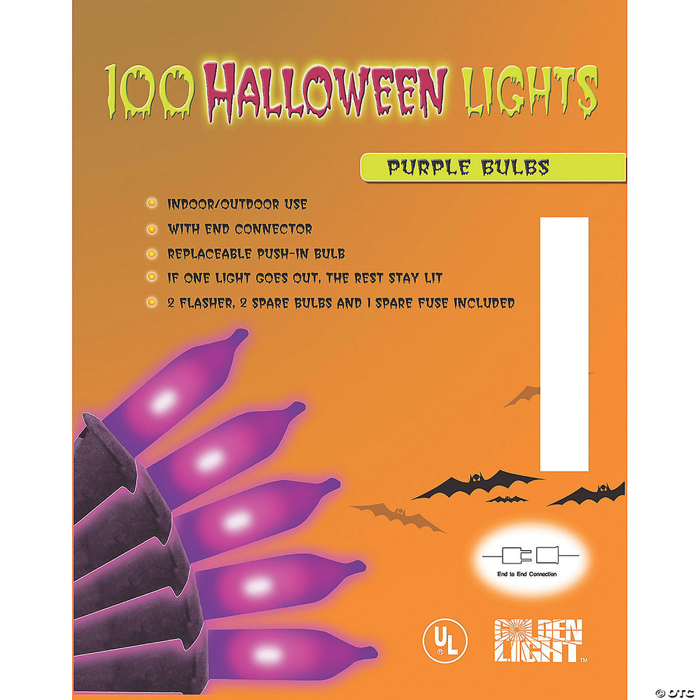 Halloween Lights Purple
