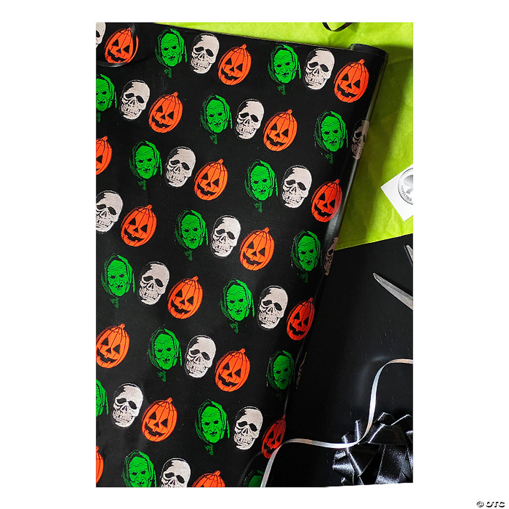  Season of the Witch Masks Wrapping Paper 