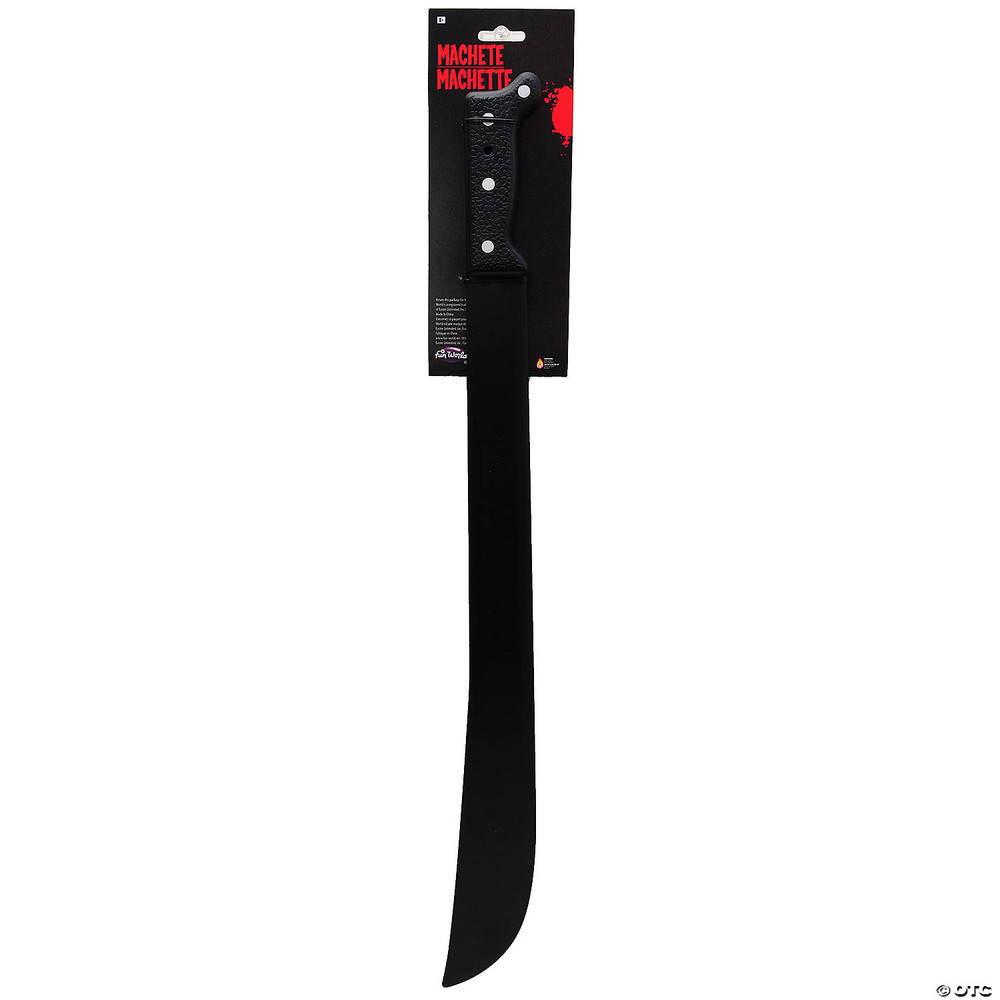 27" Machete with Black Blade
