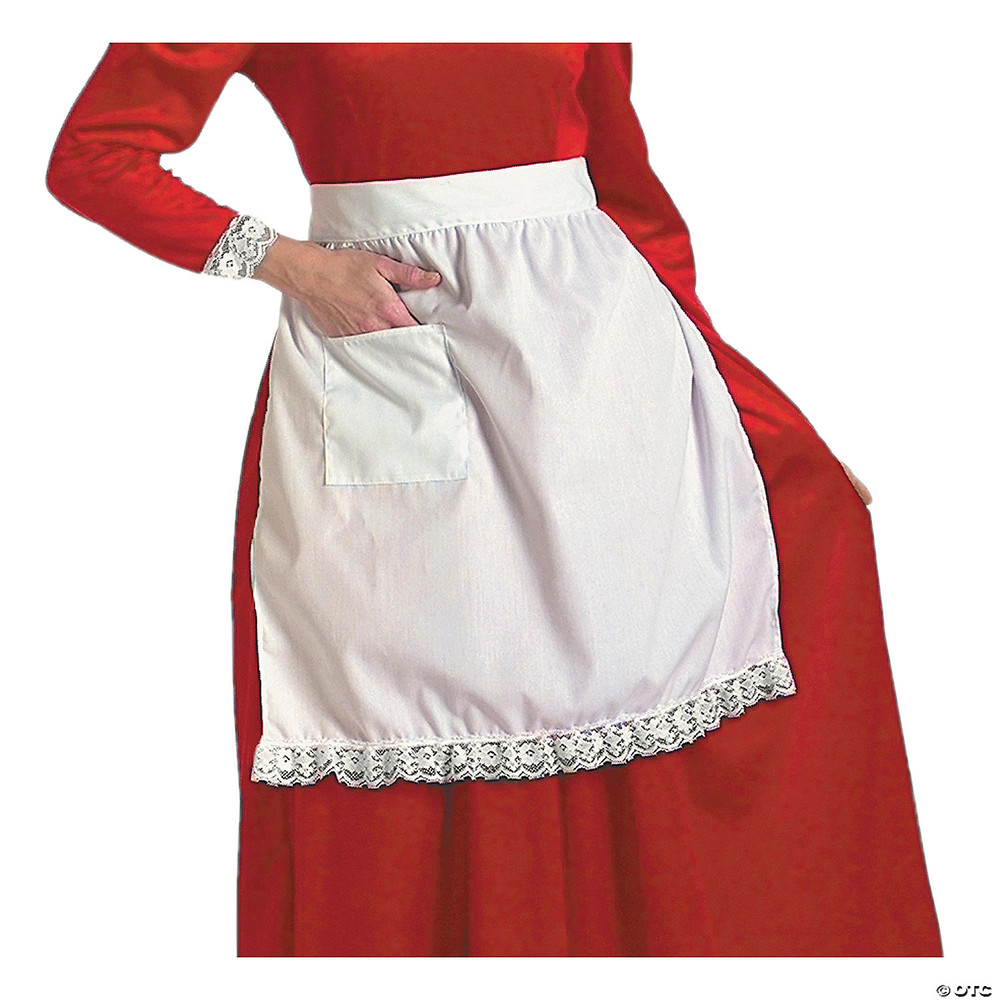 Women's Mrs. Claus Cotton Apron
