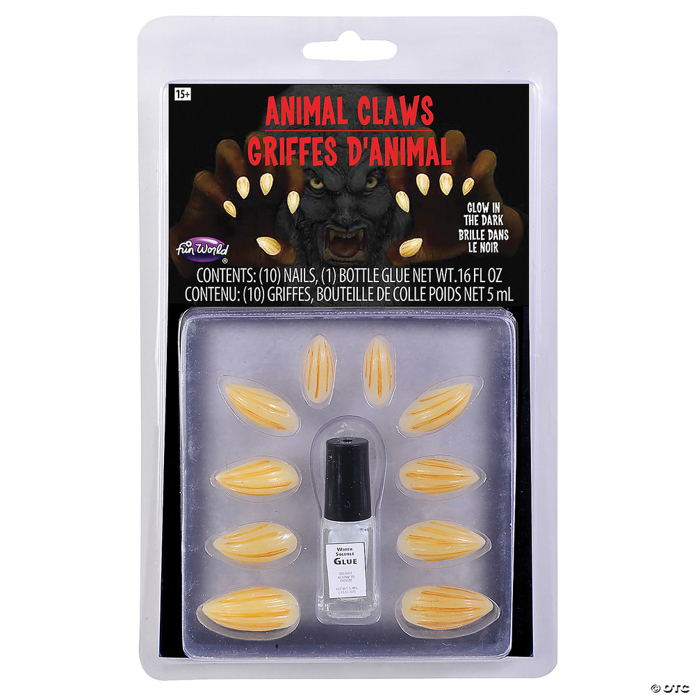 Animal Claws Glow-In-The-Dark