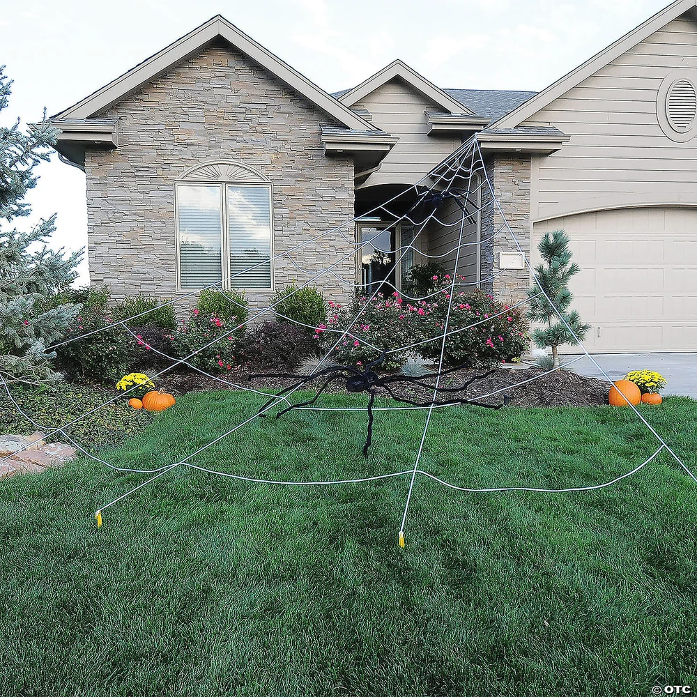 Spider Yard Web 24' L/U 210 Led