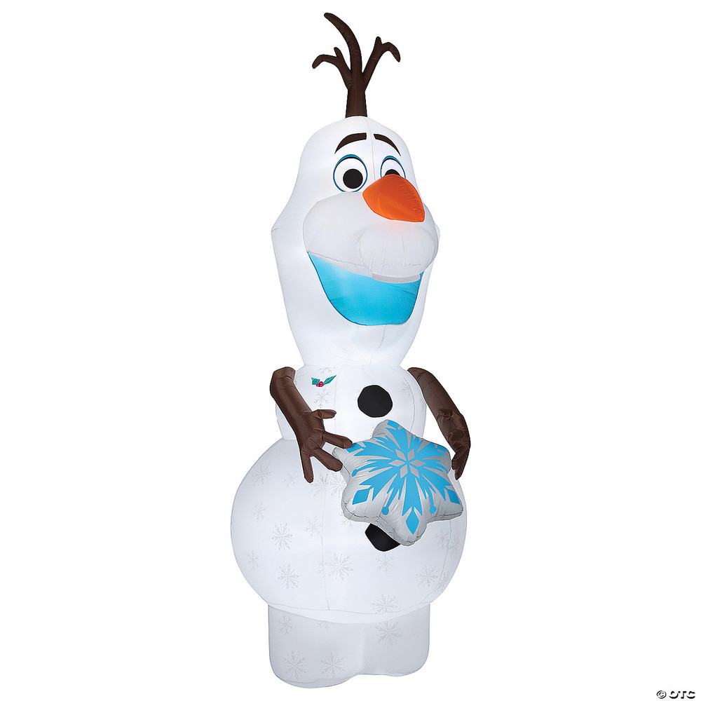 Airblown Olaf W/Snowflake-Giant Disney