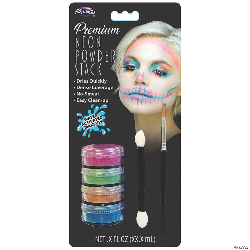 Neon Water-Activated Makeup Stacks