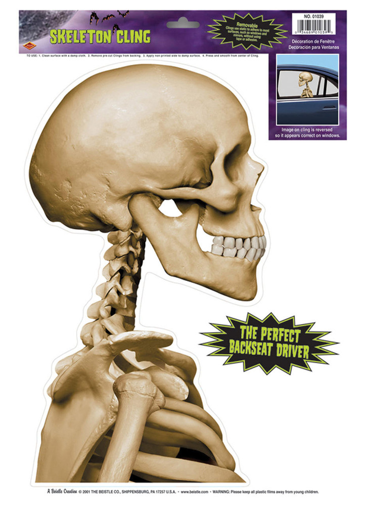 Beistle Beistle Skeleton Car Cling