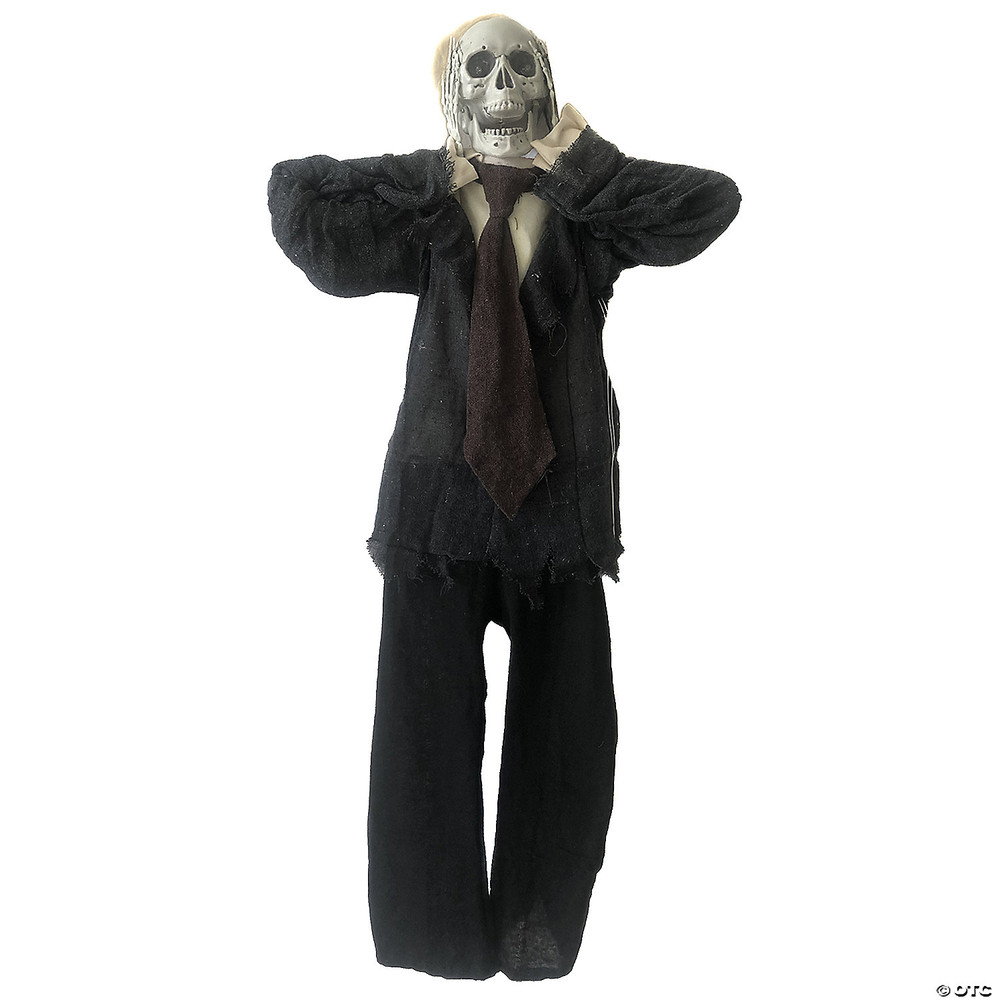 Hanging Skull Animated 43In