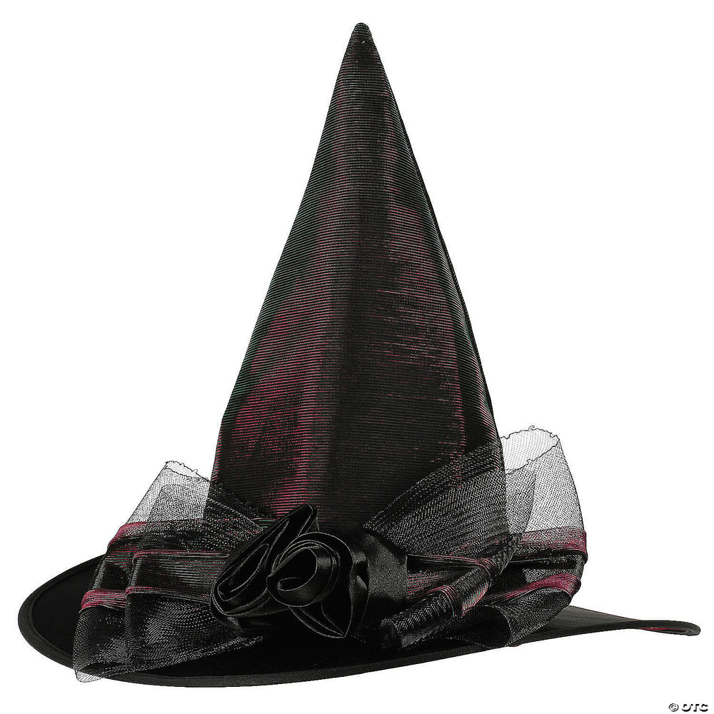 Deluxe Iridescent Witch Hat - Adult