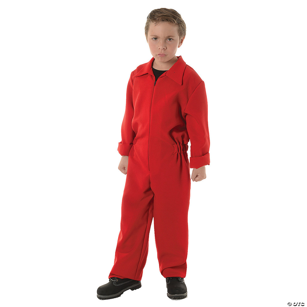 Ch Boiler Suit Red Sm 4-6