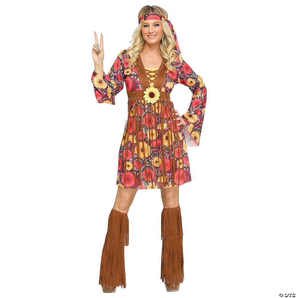 Flower Power Hippie Ad Md/Lg 10-14