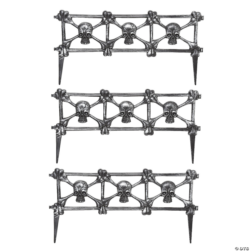 Black/Skull Graveyard Fence