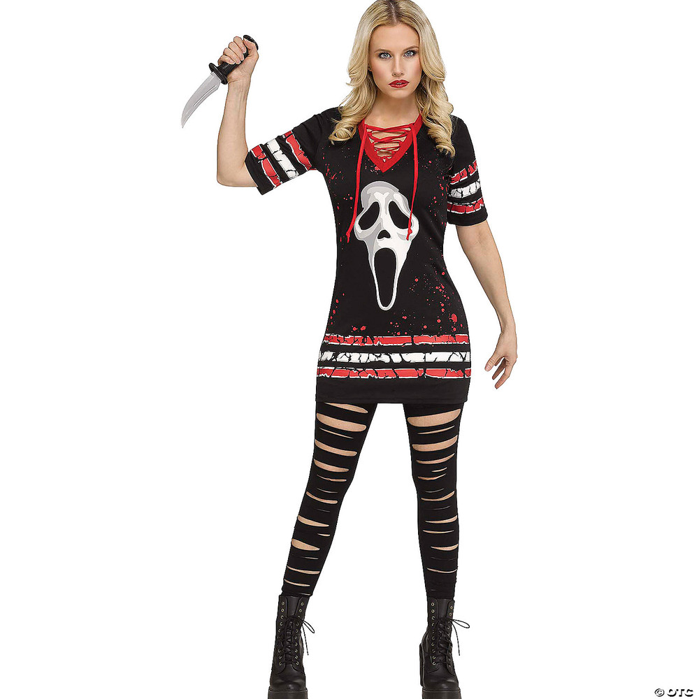 Ghost Face Dress Ad Lg 12-14