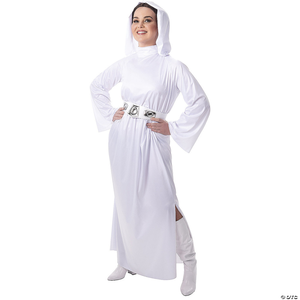 Adlt Princess Leia Hooded Md