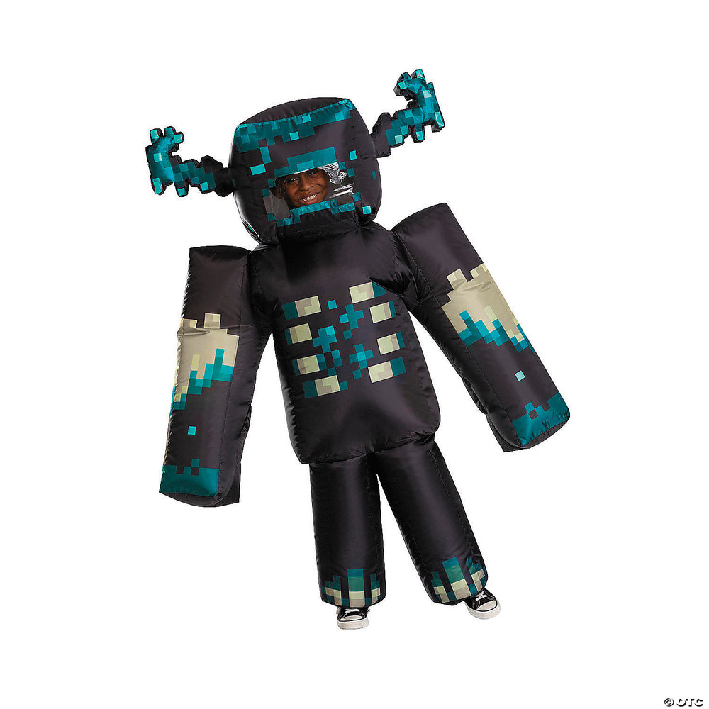 Kids Inflatable Minecraft Warden Costume