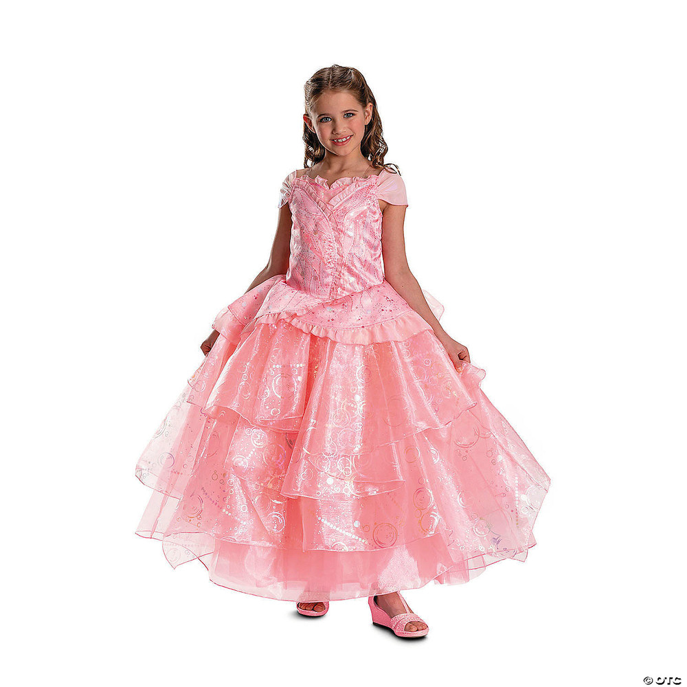 Kids Prestige Wicked Glinda Pink Dress Costume