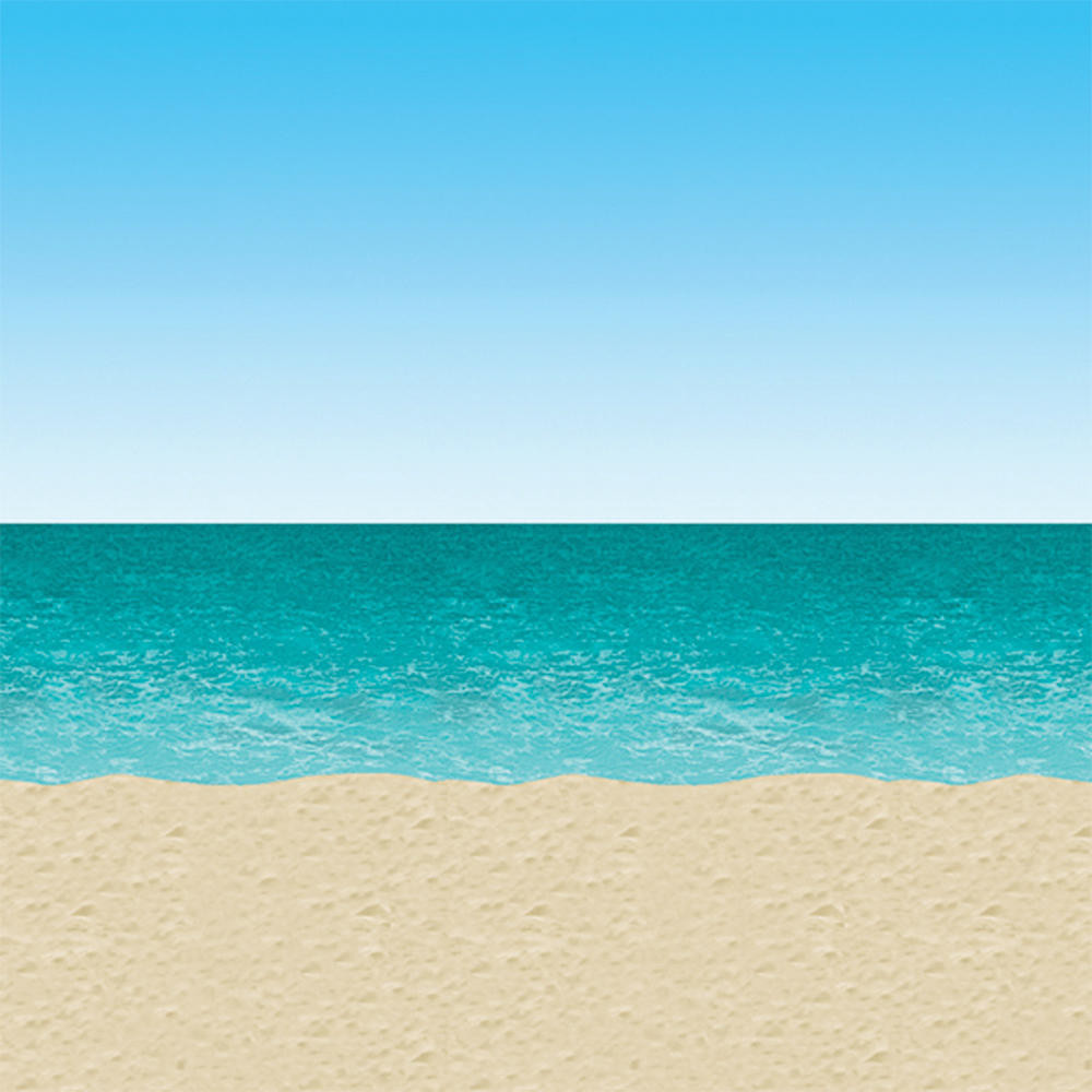 Beistle Beistle Ocean and Beach Backdrop 4 X 30