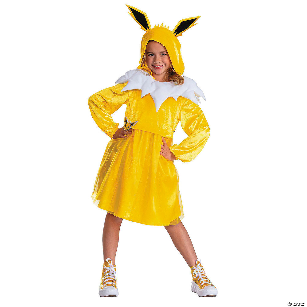Kids Pokémon Jolteon Hooded Dress Costume