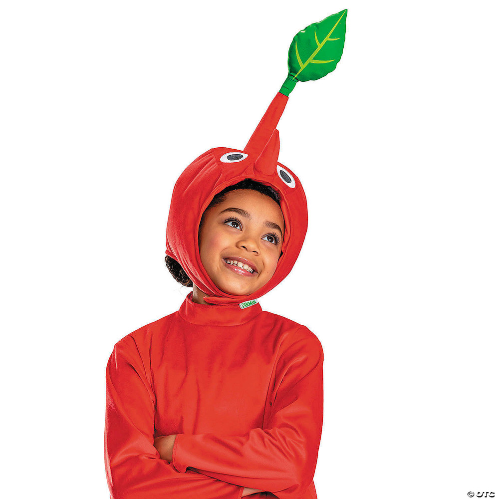 Kids Pikmin Red Pikmin Headpiece Costume Accessory