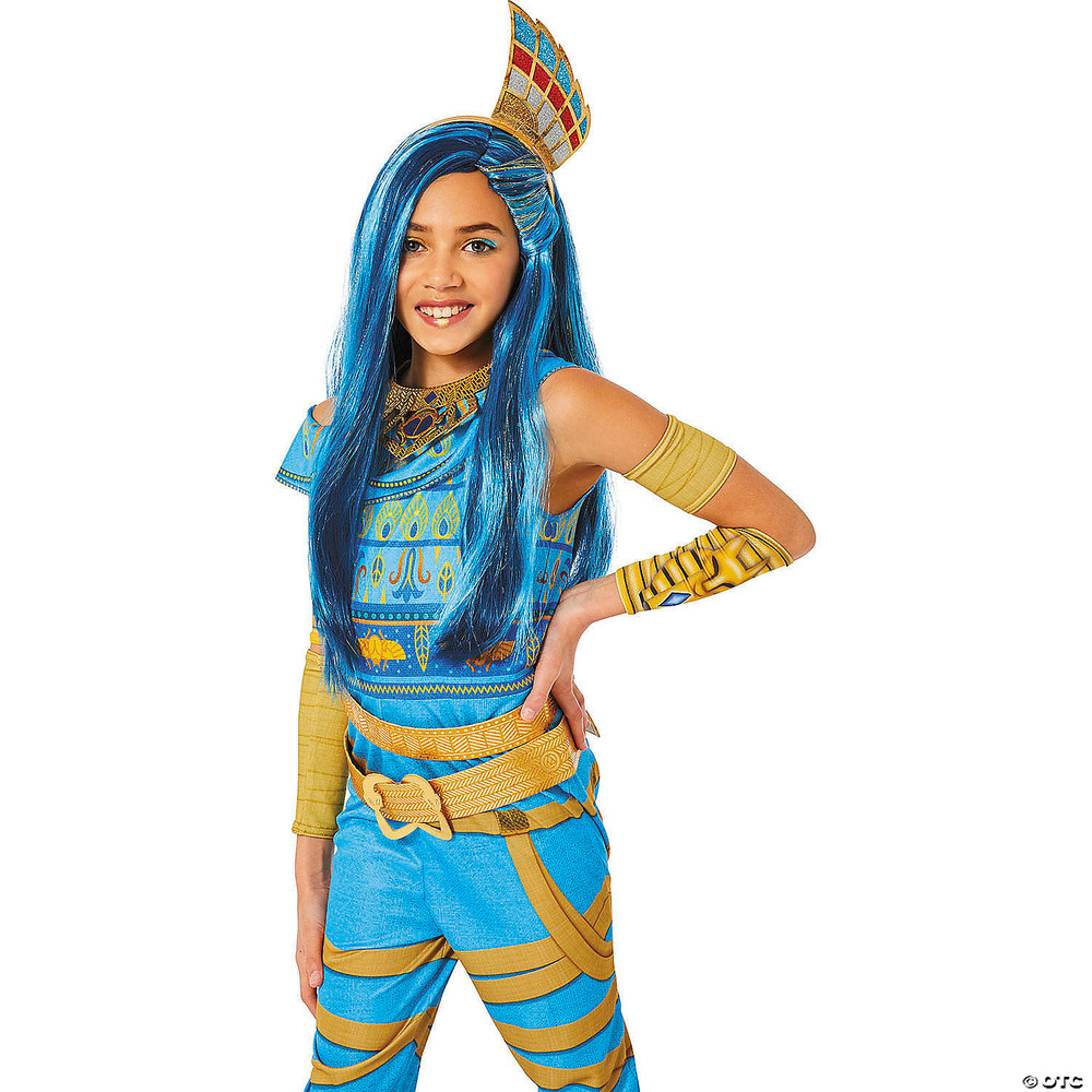 Kids Monster High Cleo De Nile Two-Tone Polyester Wig