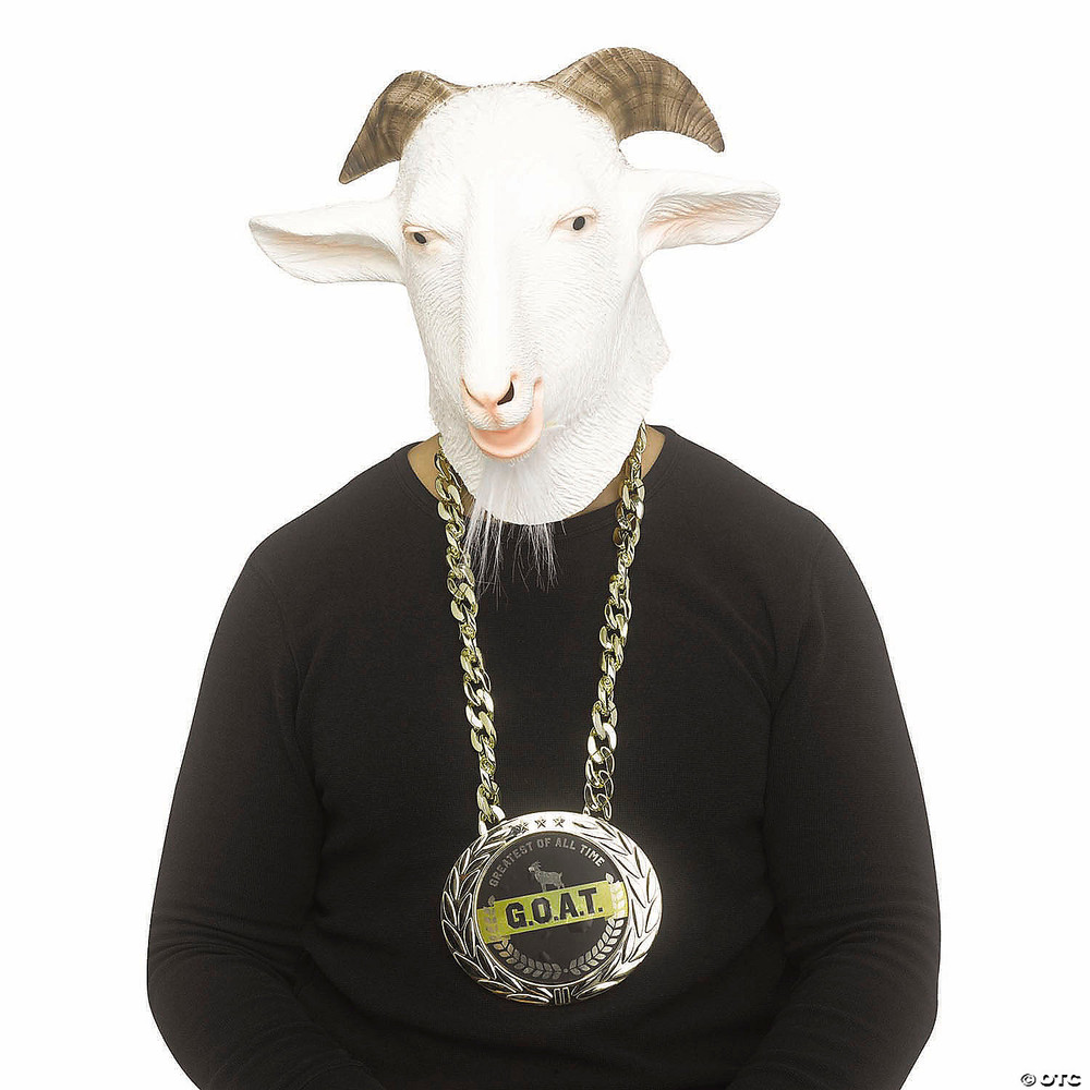 G.O.A.T. Mask & Medallion Costume Accessory Kit