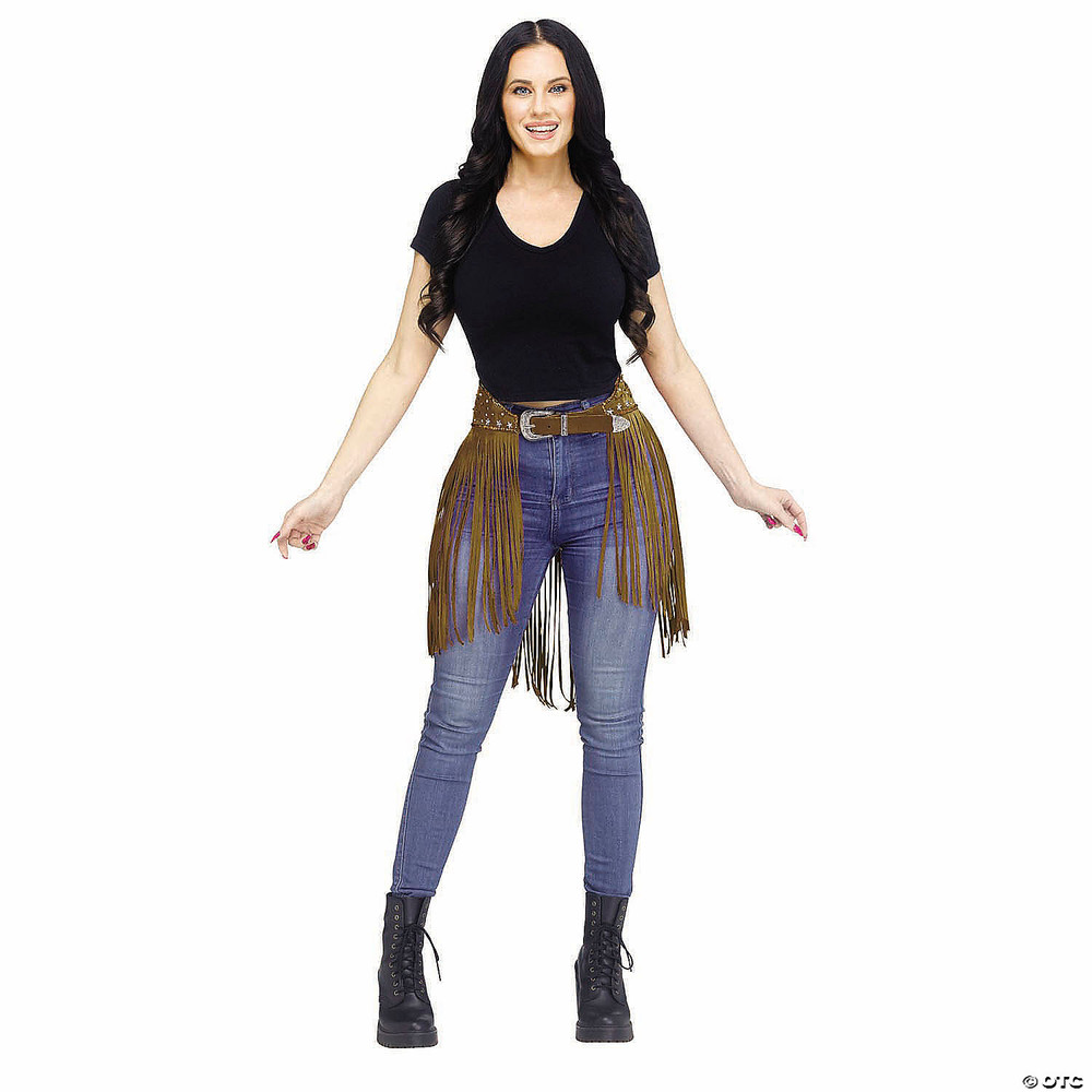 Adults Brown Festival Cowgirl Belt Costume Accessory