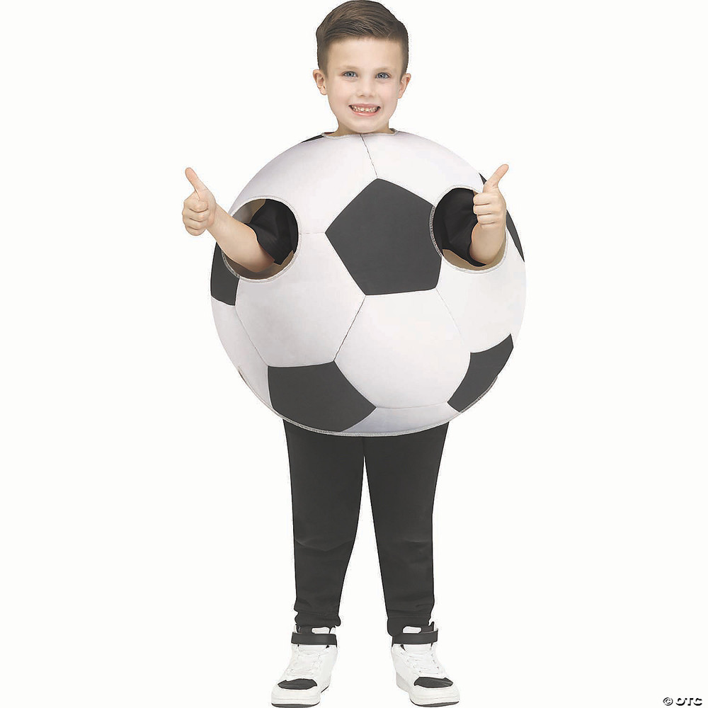 Kids Soccer Sports Ball Polyester Tunic Costume