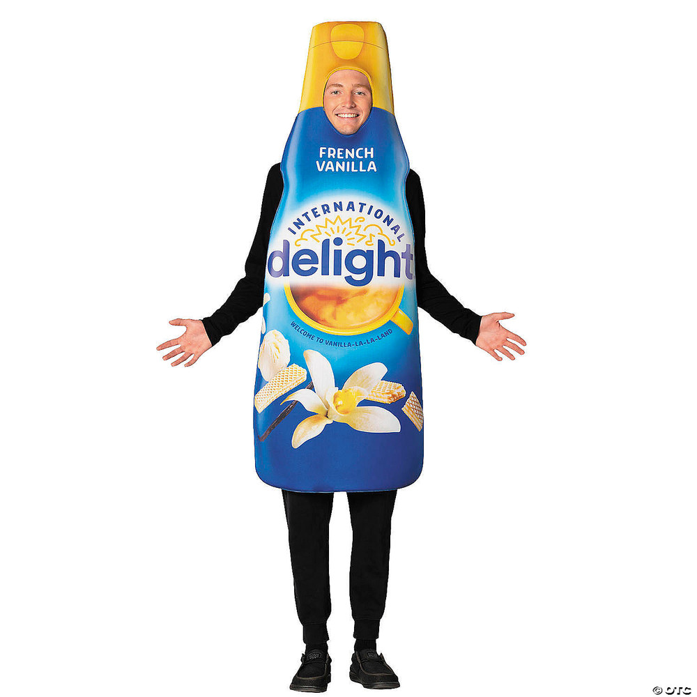 Adults International Delight French Vanilla Creamer Costume