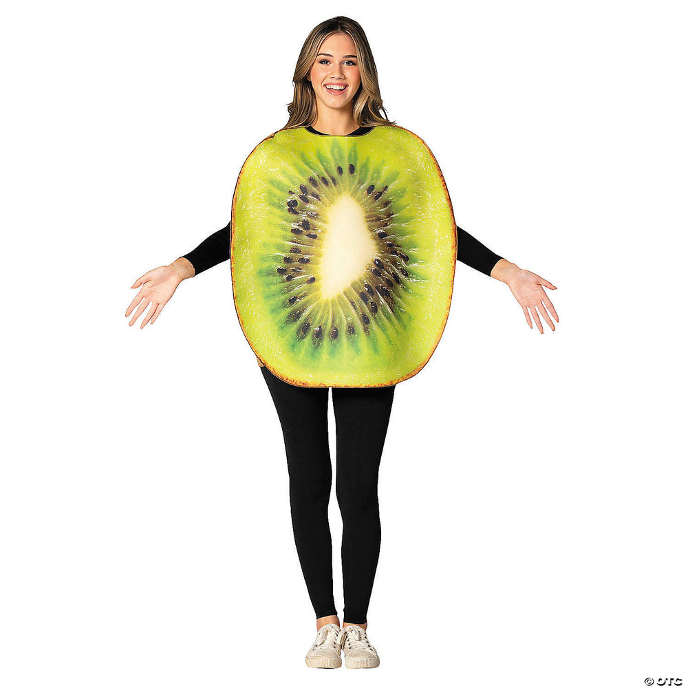 Adults Green Kiwi Fruit Tunic Costume