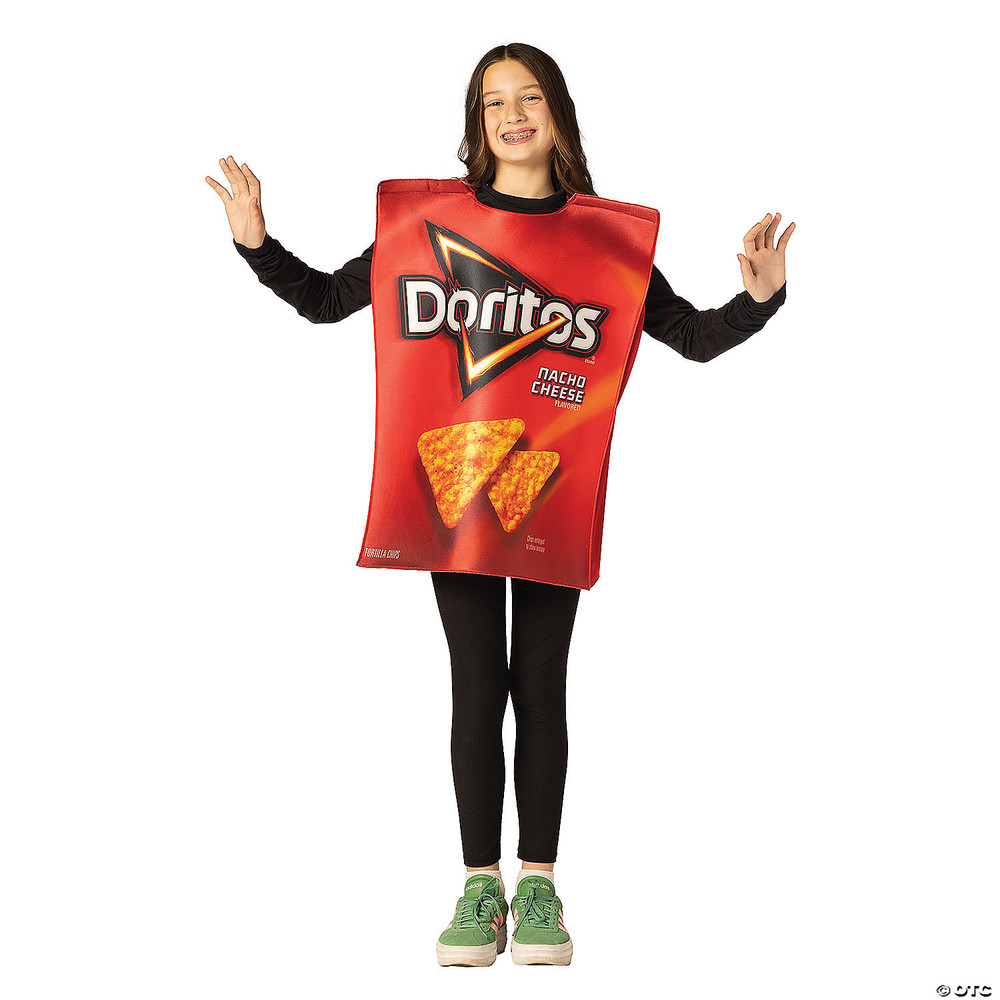 Kids Doritos Nacho Cheese Bag Tunic Costume