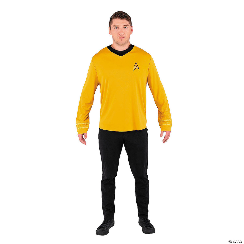 Adults Star Trek Captain Kirk Long Sleeve Costume Top