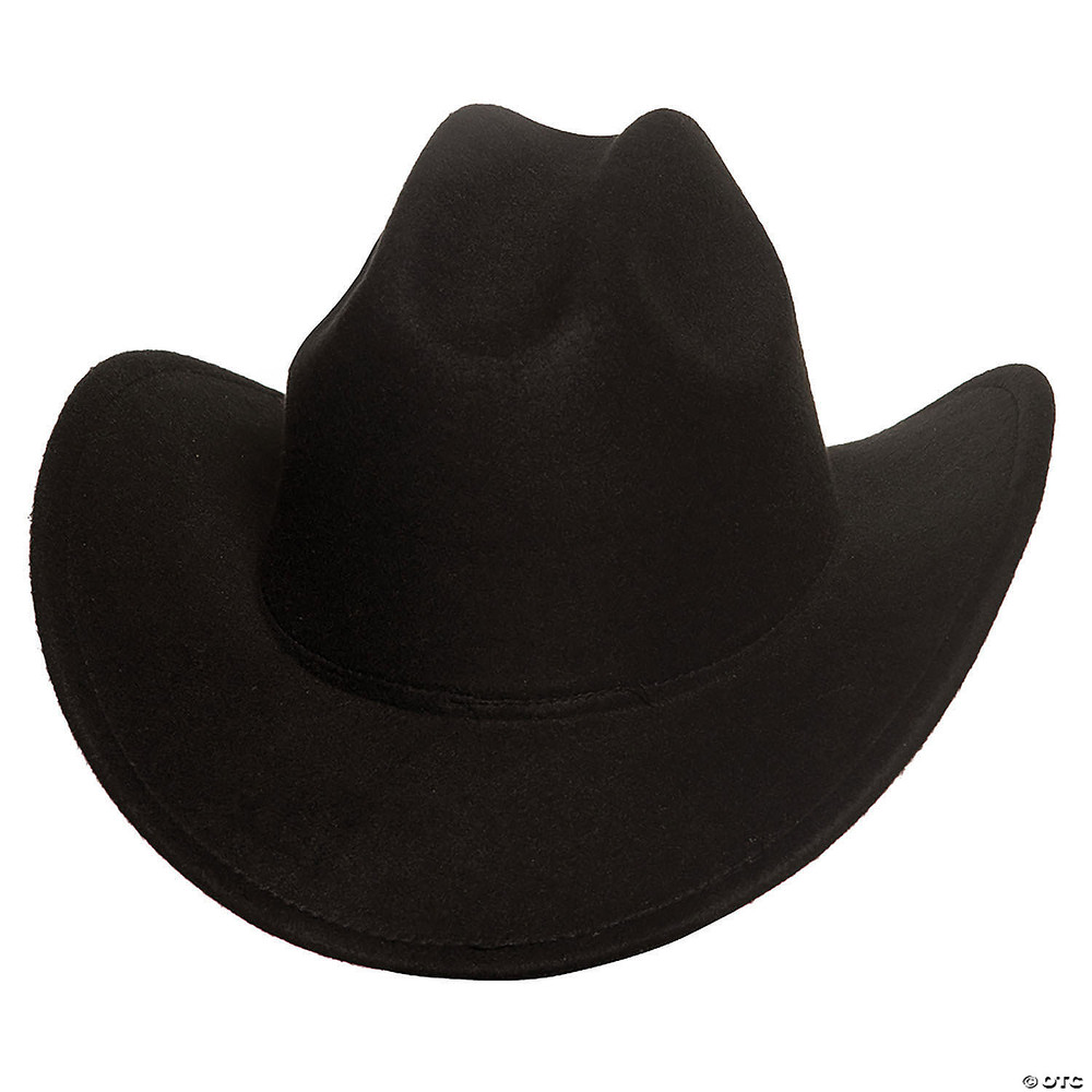Adults Black Cattleman Cowboy Hat