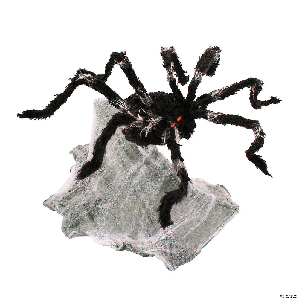 36" Animated Giant Jumping Spider Halloween Decoration