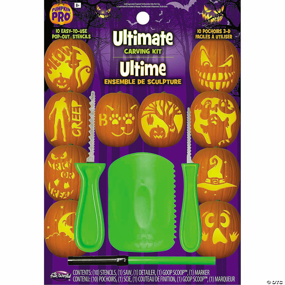 14 Pc. Ultimate Pumpkin Carving Kit