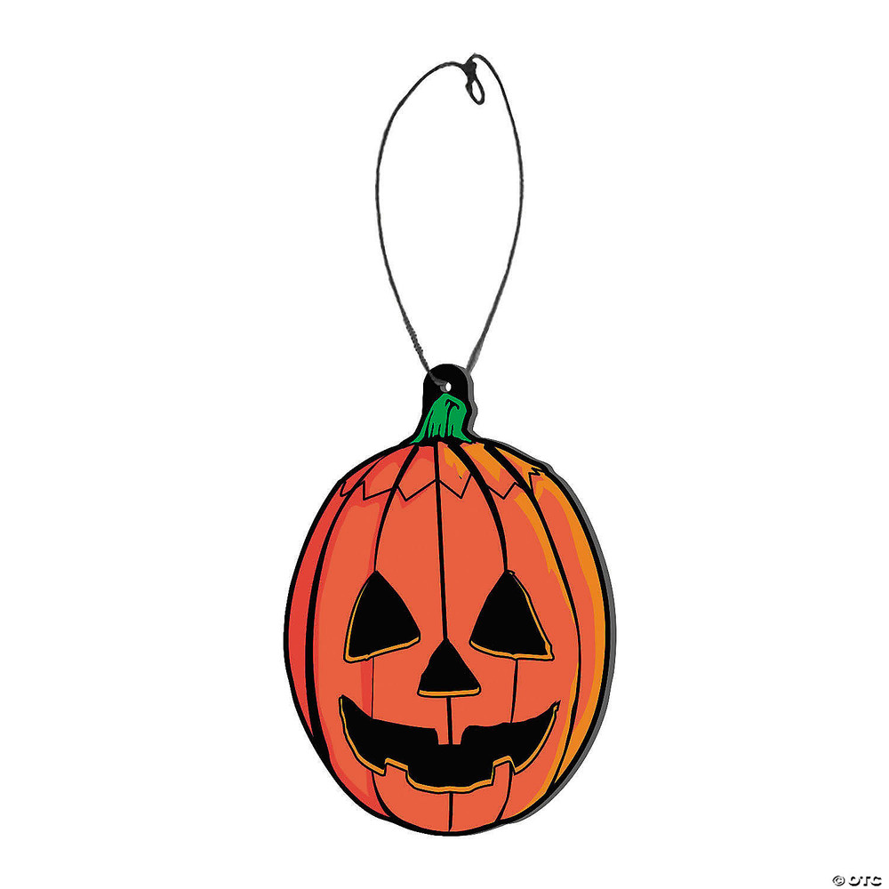 3 1/2" Don Post Pumpkin Mask Vanilla Fear Freshener