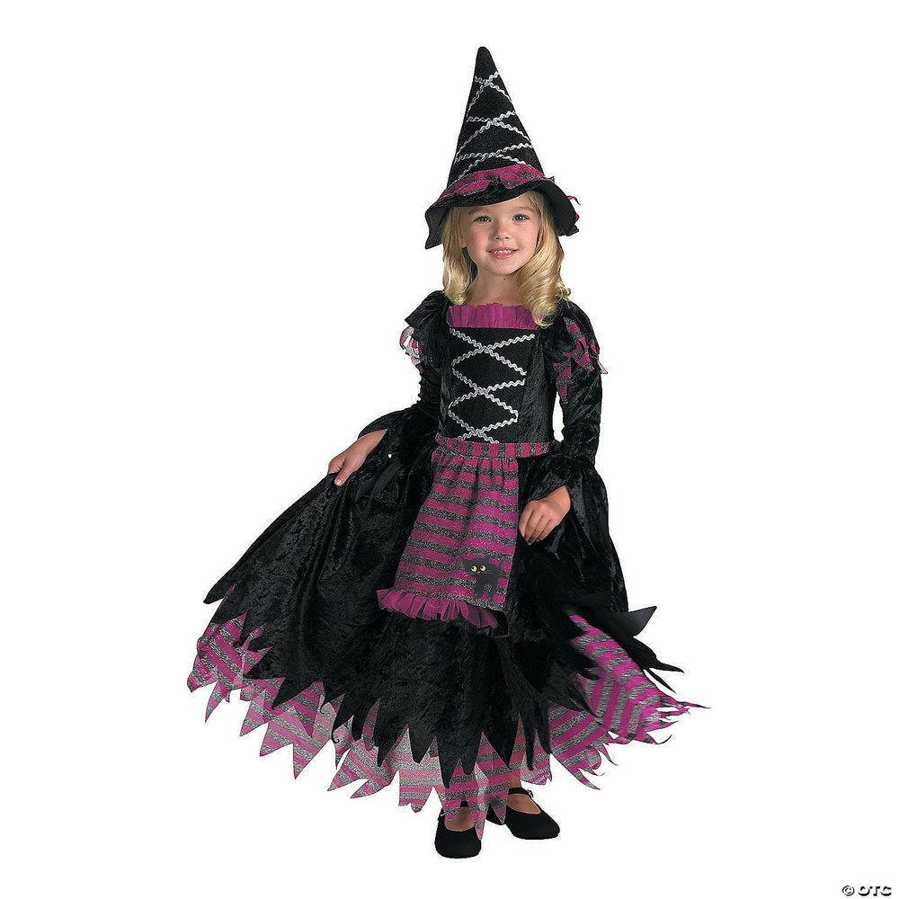 Girl's Fairy Tale Witch Gown Costume