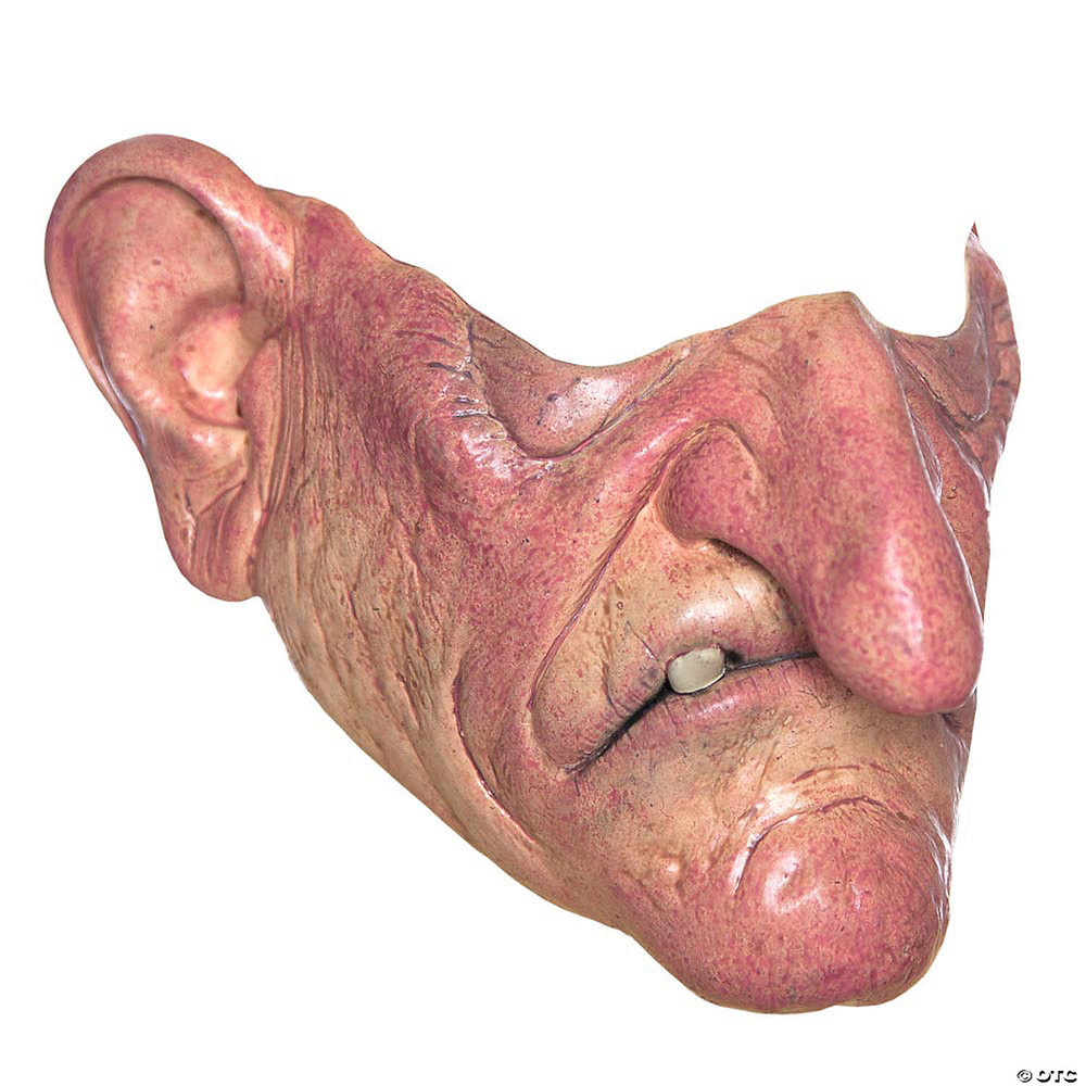 Unhappy Pappy Old Man Latex Half Mask