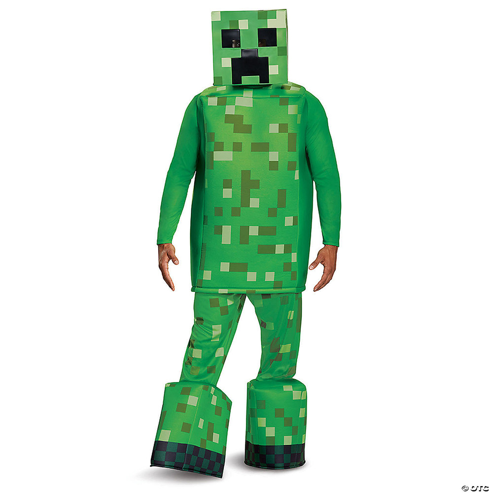 Adults Prestige Minecraft Creeper Costume