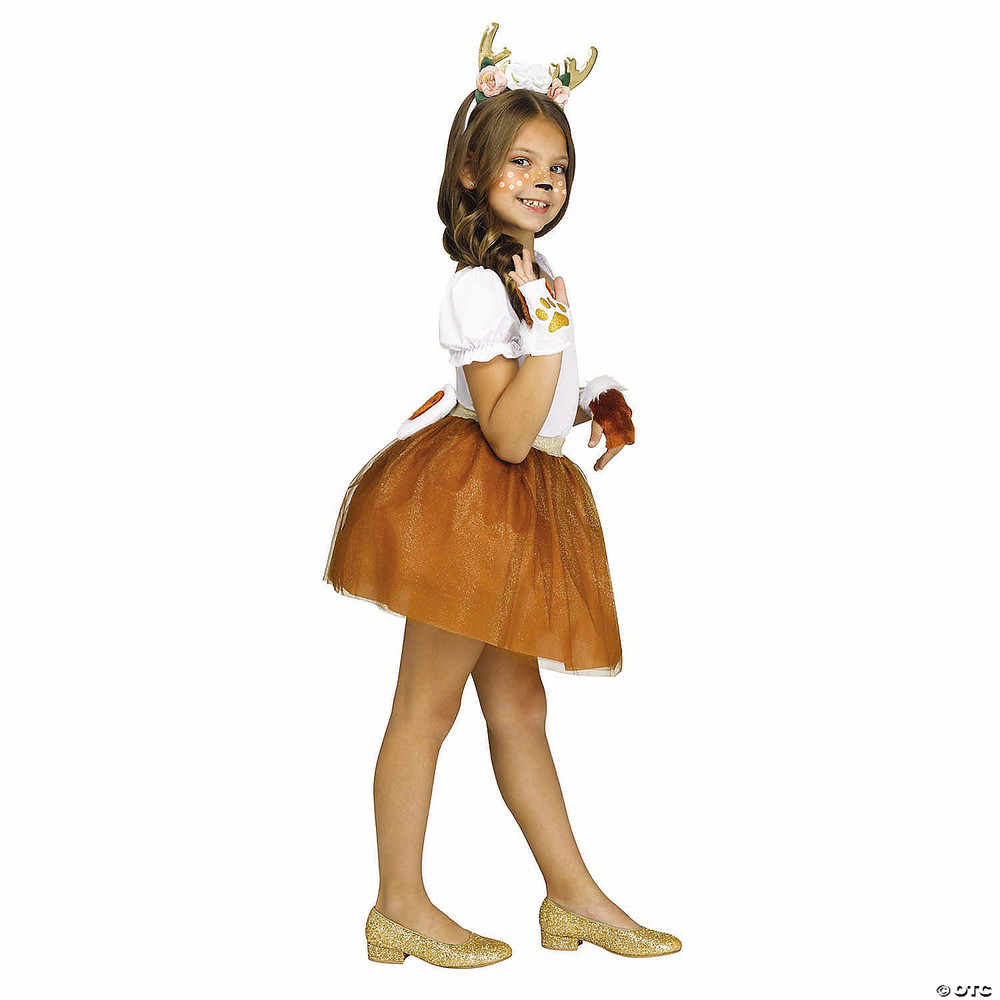 Kids Pretty Pets Deer Brown Tutu Kit Costume