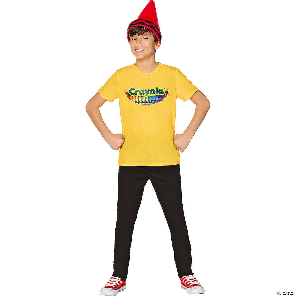 Kids Crayola Crayon Box T-Shirt Costume Kit