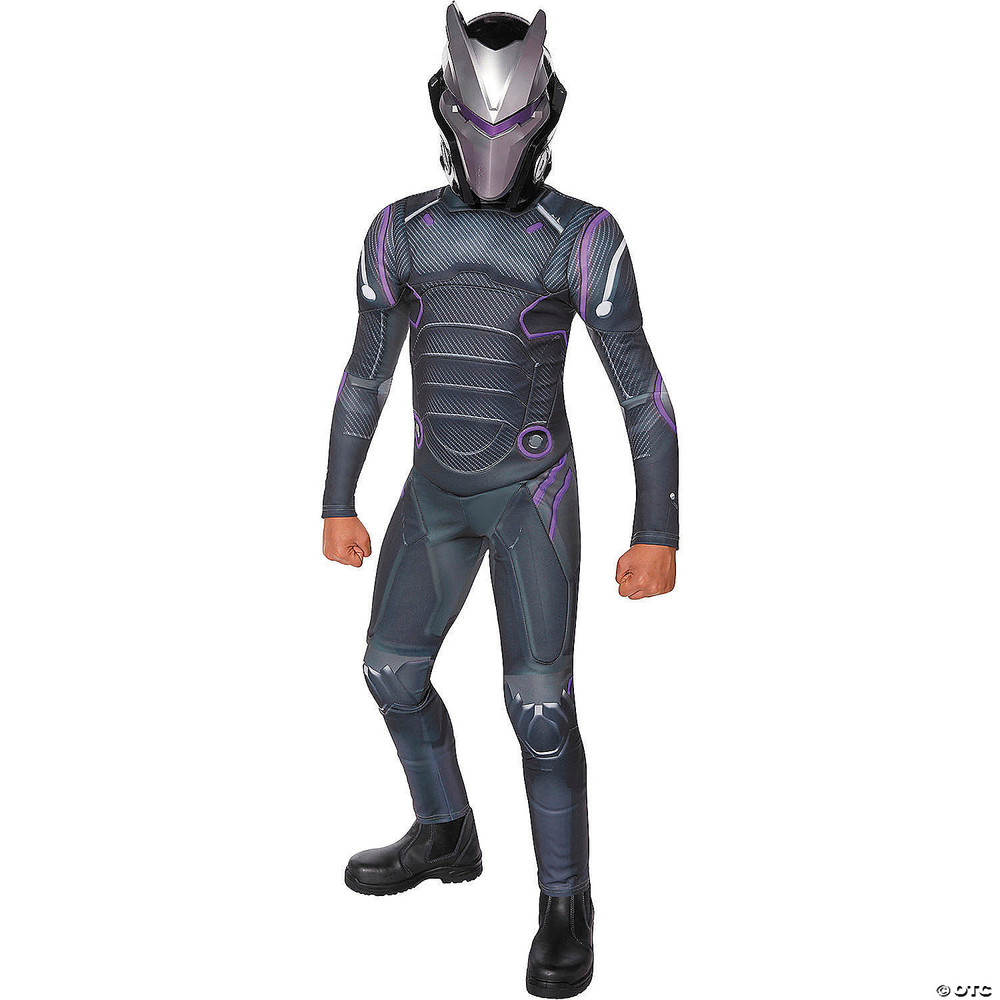 Kids Fortnite Light-Up Purple Omega Jumpsuit Costume