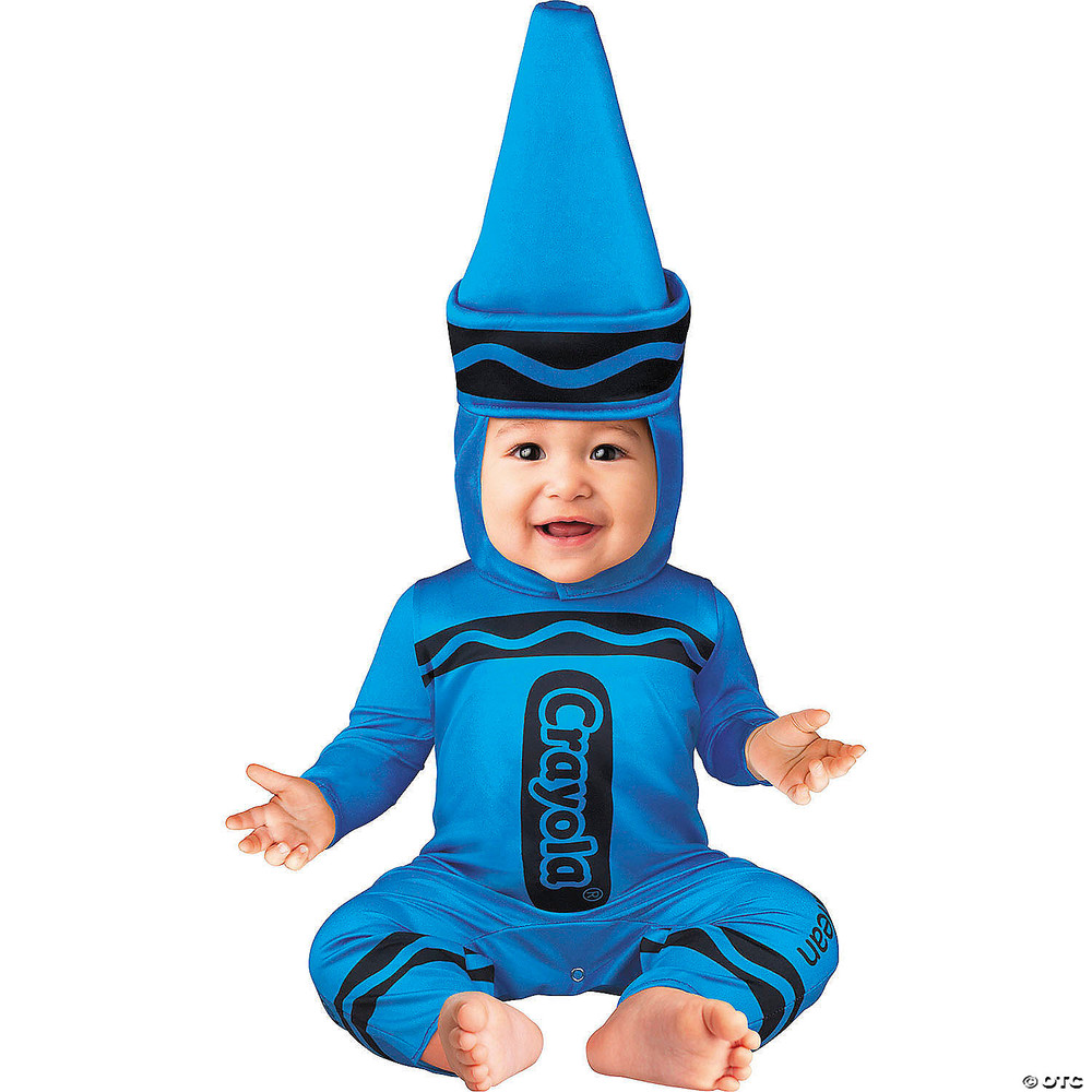Baby Crayola Blue Crayon Jumpsuit Costume