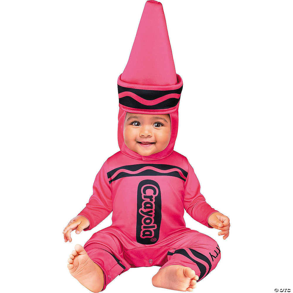 Baby Crayola Pink Crayon Jumpsuit Costume