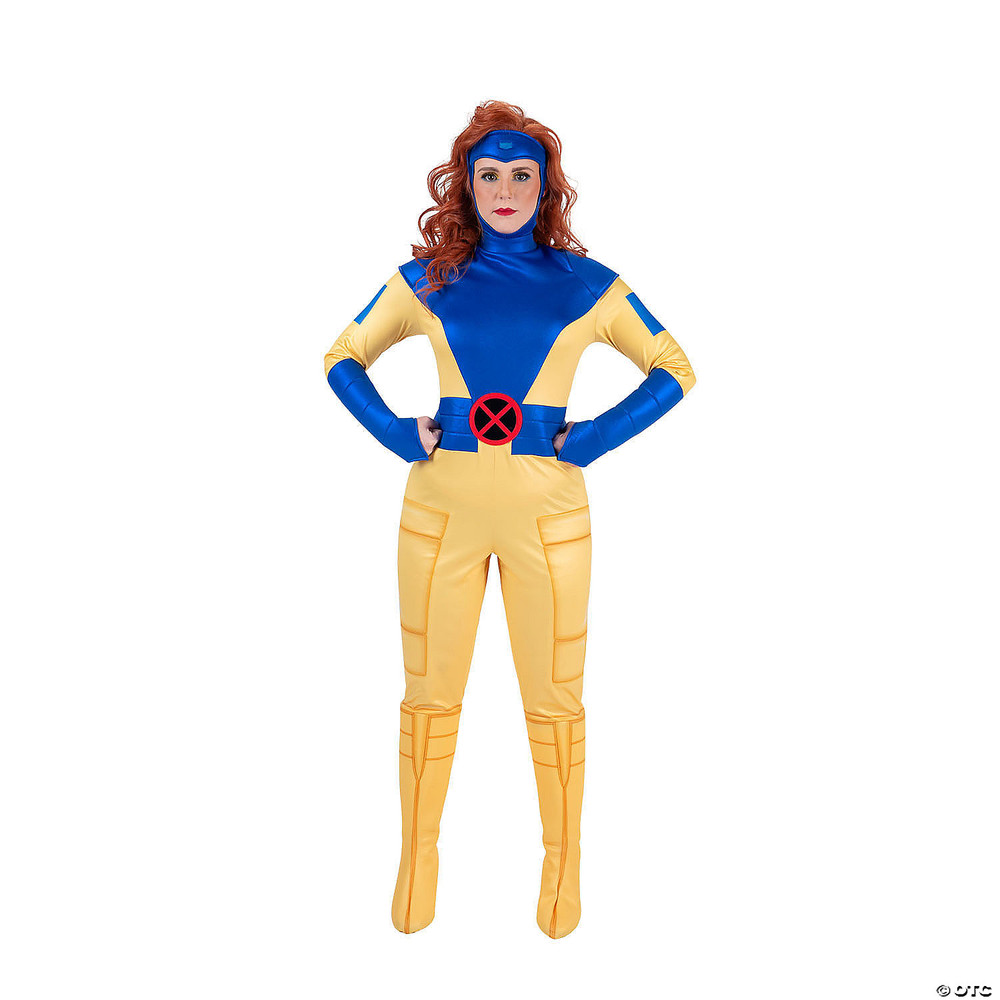 Adults Classic X-Men: The Animated Series Jean Gray Jumpsuit Costume