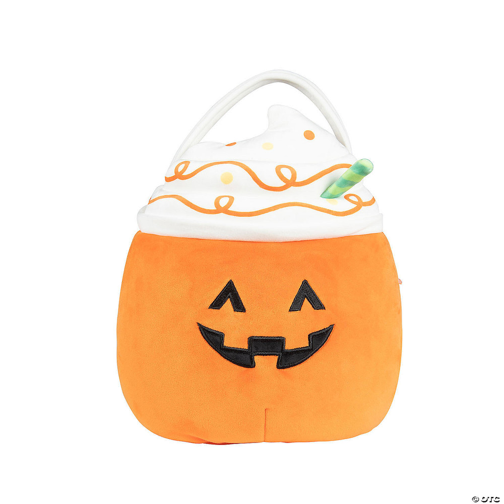 Squishmallows Lester the Pumpkin Latte Treat Pail